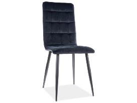 Jedálenská stolička Olivie (čierna + čierna)