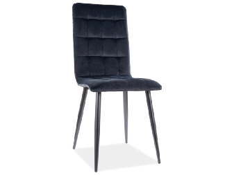 Jedálenská stolička Olivie (čierna + čierna)