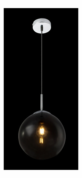 Závesné svietidlo Varus 15861 (moderné/dizajnové) (nikel + dymová)