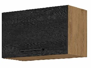 Horná kuchynská skrinka Virion 60 GU 36 1F (dub lancelot + tmavé drevo)