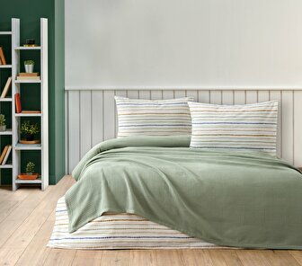 Prehoz na posteľ 200 x 240 cm Karen (zelená)