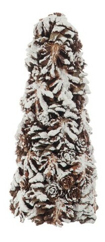 Dekoratívny predmet Jolipa Vianočný kužeľ (15x15x31cm) (Hnedá)
