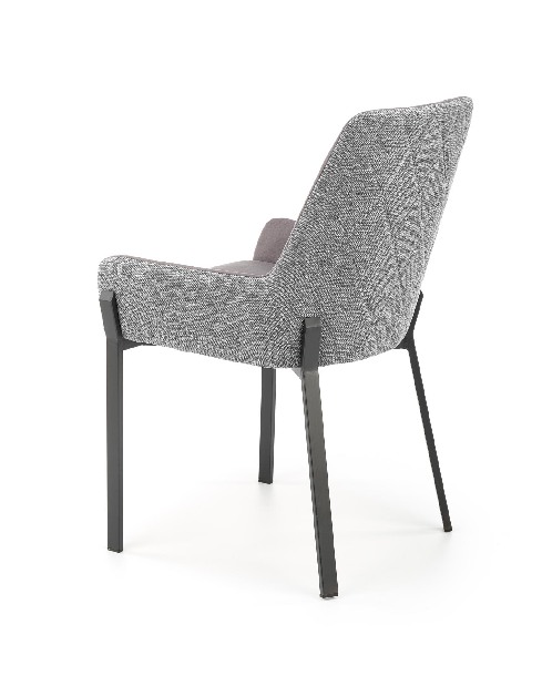 Jedálenská stolička Kanna (sivá + čierna)