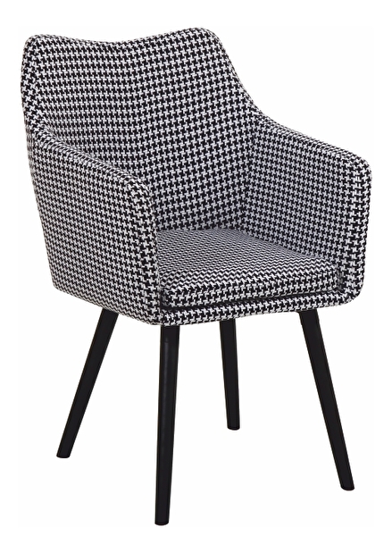 Jedálenská stolička Landor (čierno biely vzor)