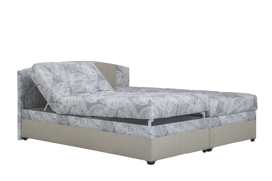 Manželská posteľ 180 cm Blanár Kappa (béžová) (s roštami a matracmi Alena)
