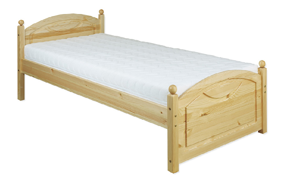 Jednolôžková posteľ 90 cm LK 126 (masív)
