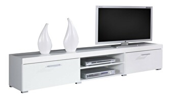 TV skrinka/stolík MA8 Mirjan Mambo (Biela + Biely lesk)