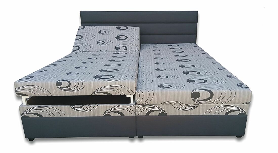 Manželská posteľ 180 cm Alica (s penovými matracmi)