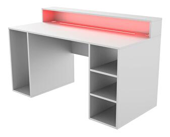 LED Písací stôl Myst (biela)