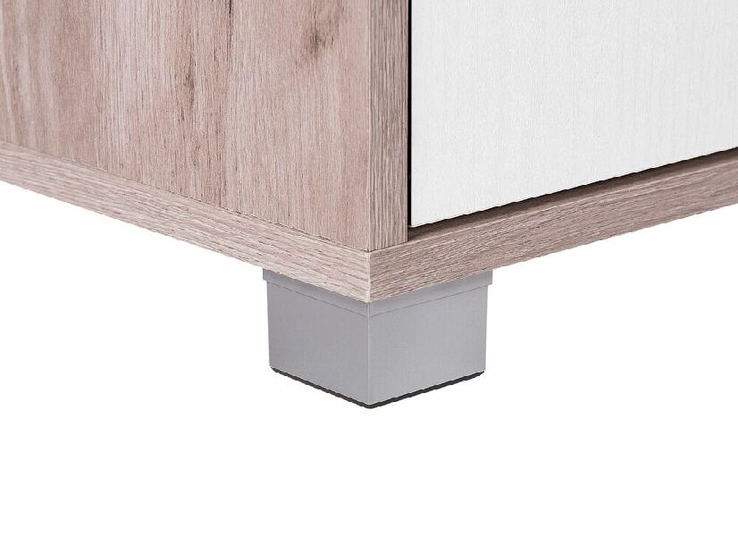 TV stolík/skrinka Leeton (svetlé drevo)