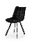 Jedálenská stolička Nissau (čierna)