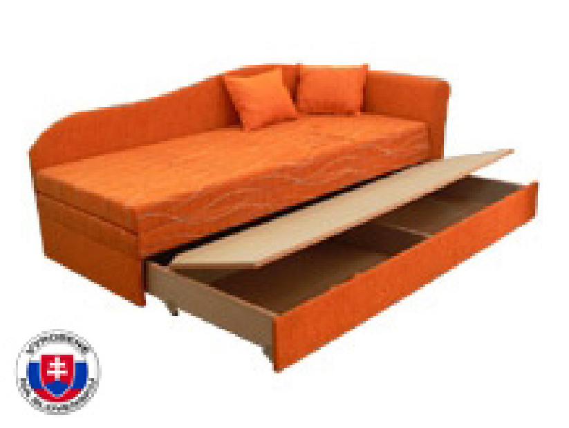 Rozkladacia posteľ (váľanda) 80 až 160 cm Katrhin (s molitanovým matracom) (P)