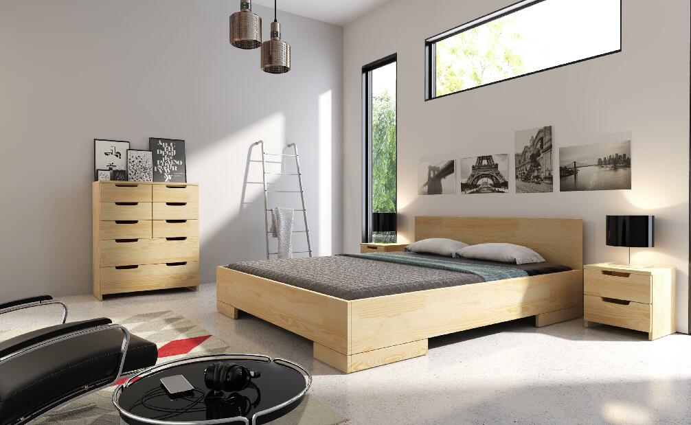 Jednolôžková posteľ 120 cm Naturlig Stalander Maxi (borovica) (s roštom)