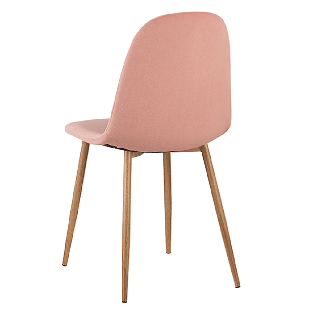 Jedálenská stolička Angelique (ružová + buk)
