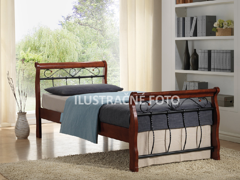 Manželská posteľ 160 cm Venecja bis C (s roštom)