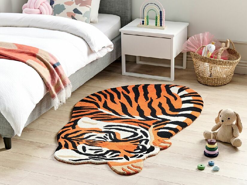 Detský koberec 100 x 155 cm Rajia (oranžová)