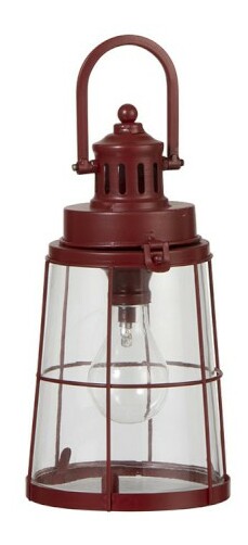 Lampa Jolipa skip French Riviera (15x15x28cm) (Červená)