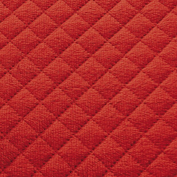 Prehoz na posteľ 150x70cm Filip (červená + čierna)