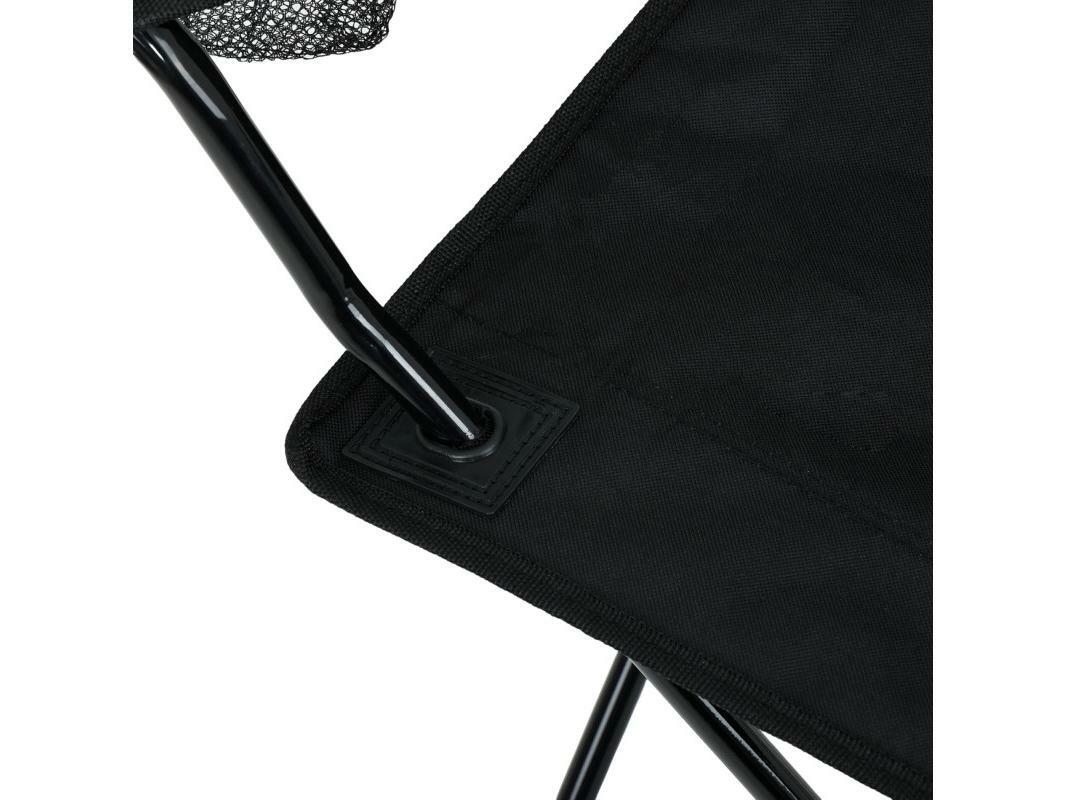 Kempingová stolička Antler (čierna)