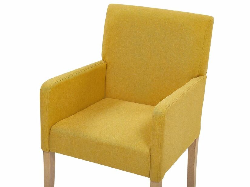 Jedálenská stolička ROCKY (textil) (žltá)