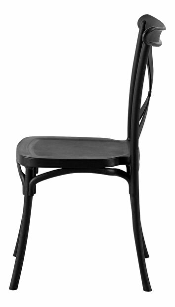 Jedálenská stolička SAVIVA (čierna)