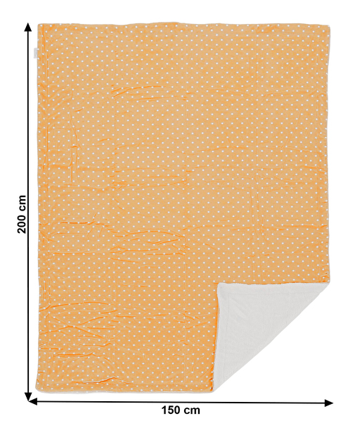 Obojstranná baránková deka 150x200 cm Arlat Typ 2 (béžová + vzor)