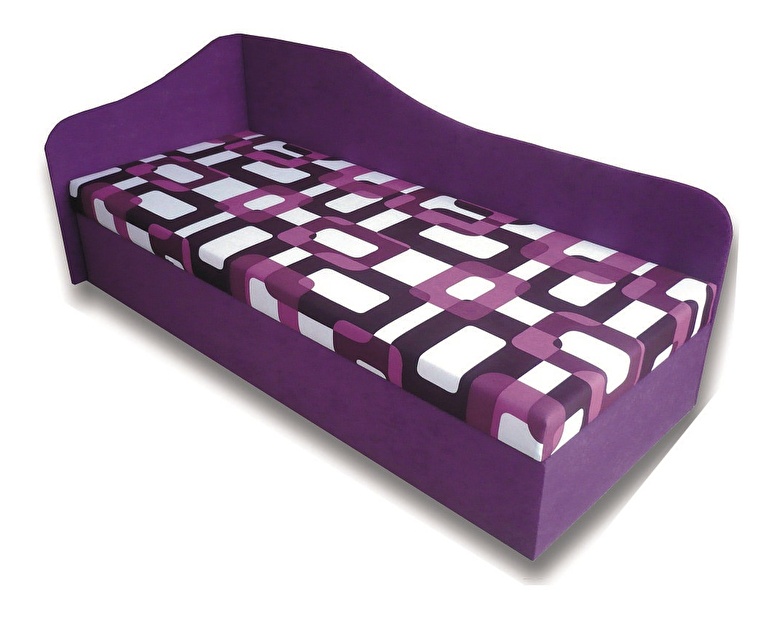 Jednolôžková posteľ (váľanda) 80 cm Lux 87 (L) (s matracom)