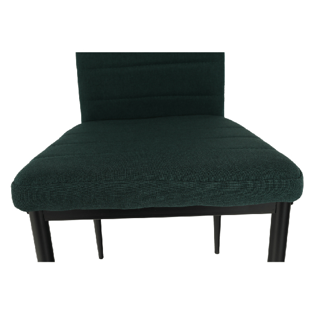 Jedálenská stolička Collort nova (smaragdová + čierna)