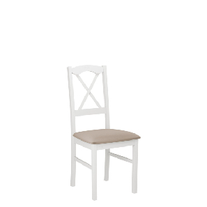 Jedálenska stolička Zefir XI (biela + béžová) *výpredaj