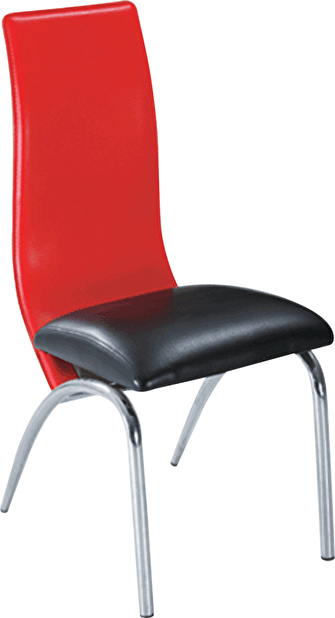 Jedálenská stolička Double červená