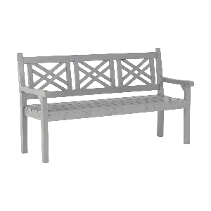 Záhradná lavička Finbona (sivá)