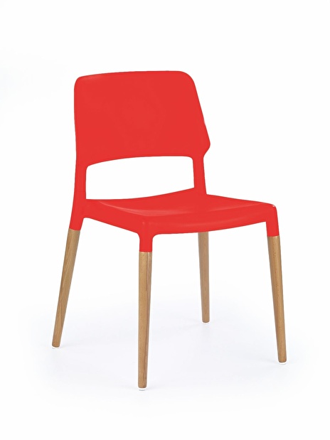 Jedálenská stolička K 163 červená