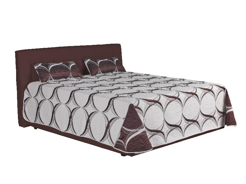 Manželská posteľ 160 cm Blanár Monaco (hnedá) (s roštom a matracom Ivana Plus)