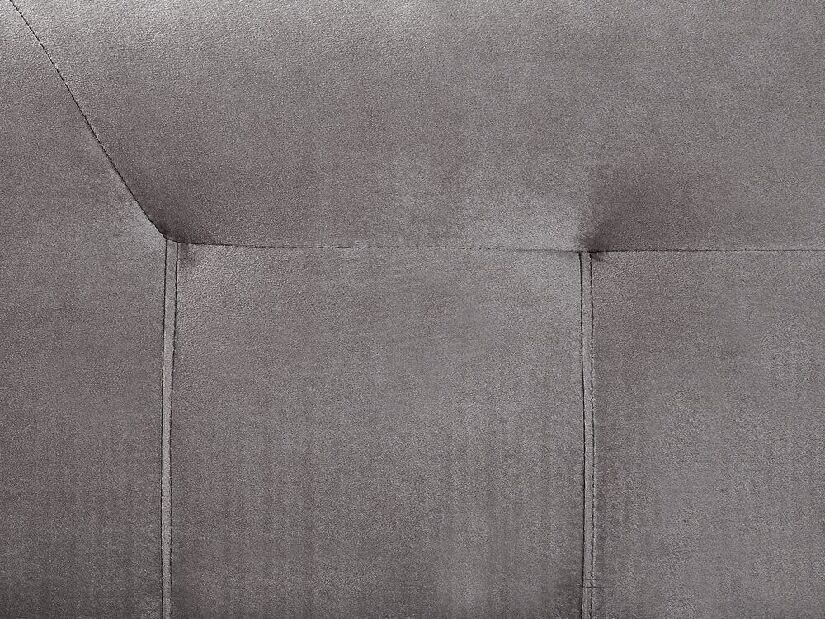 Manželská posteľ 180x200 cm Mariasse (sivá)