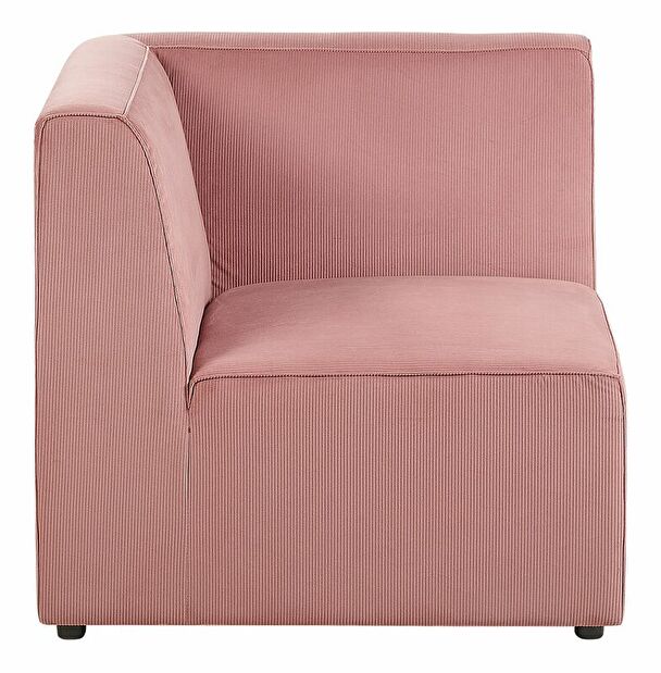 Modul rohovej sedačky LEMMIS (ružová) (menčester)