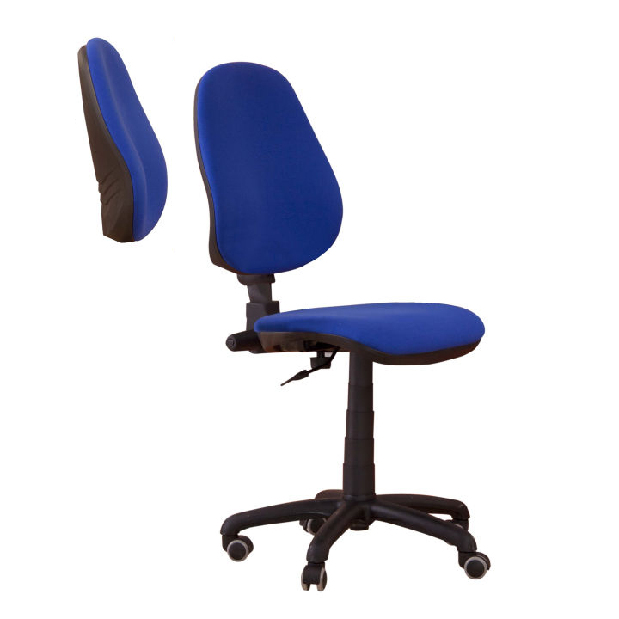 Kancelárska stolička Polo 50 modrá (bez podrúčok)