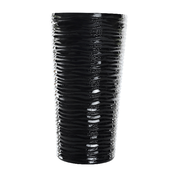 Plastový kvetináč Krumplex (čierna)