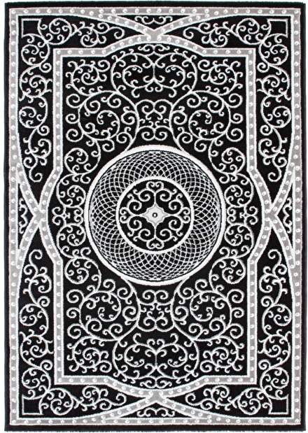 Kusový koberec Princess 180 Black (170 x 120 cm)