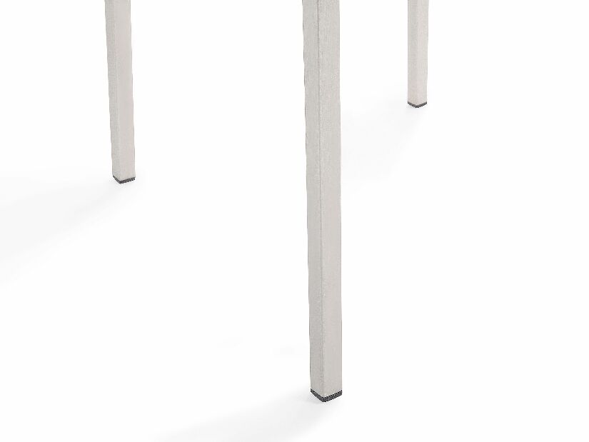 Záhradný set GROSSO (betón) (laminát HPL) (biele stoličky) (pre 6 osôb)