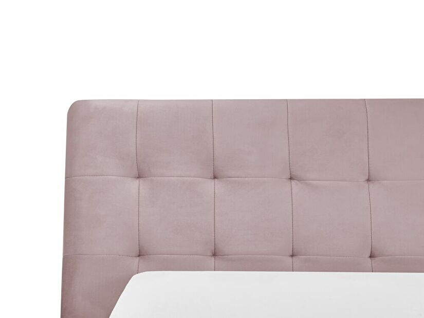 Manželská posteľ 160 cm LILLY (s roštom) (ružová)