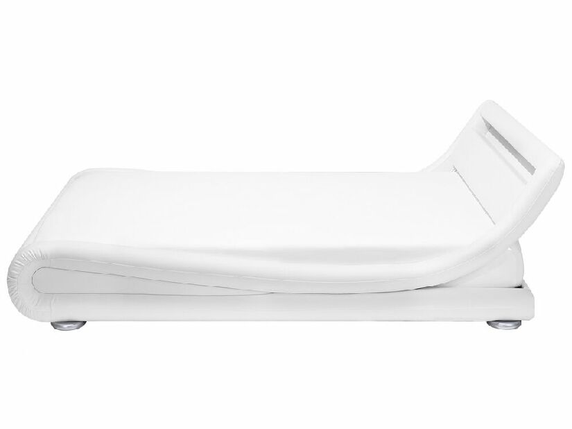 Manželská vodná posteľ 180 cm Anais (biela) (s roštom a matracom)