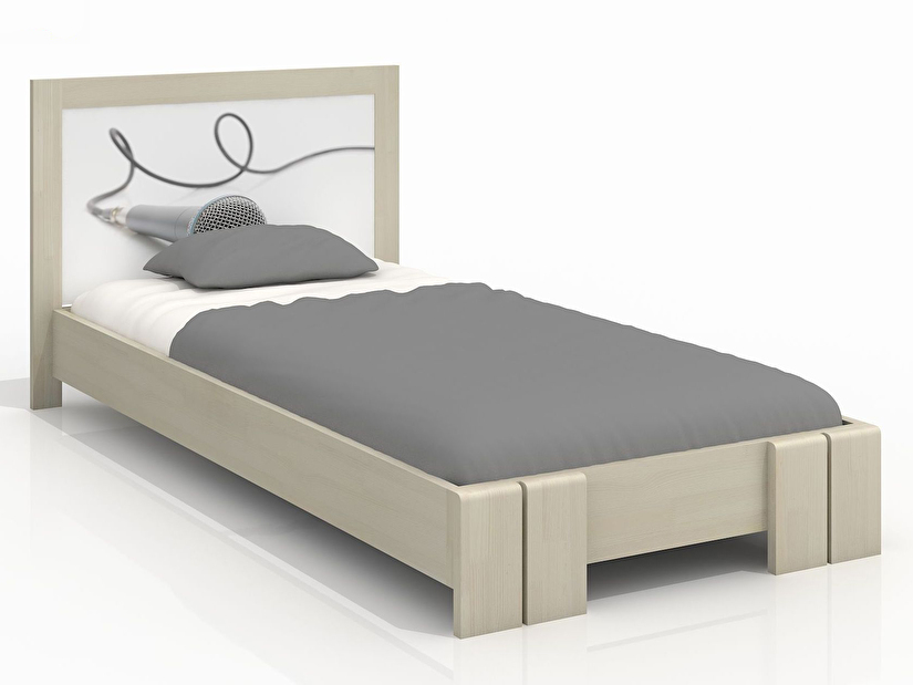 Jednolôžková posteľ 90 cm Naturlig Kids Manglerud (borovica) (s roštom)