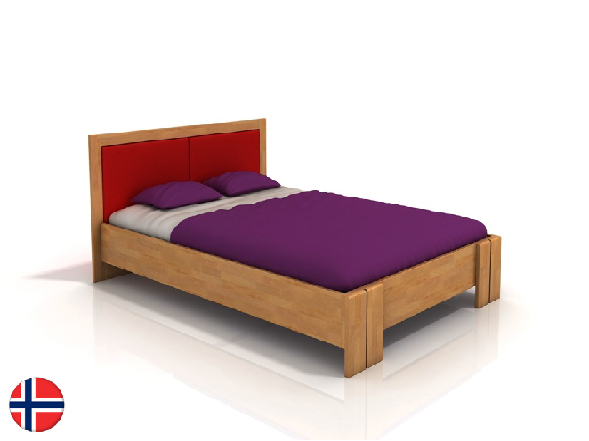 Manželská posteľ 200 cm Naturlig Manglerud High BC (buk)