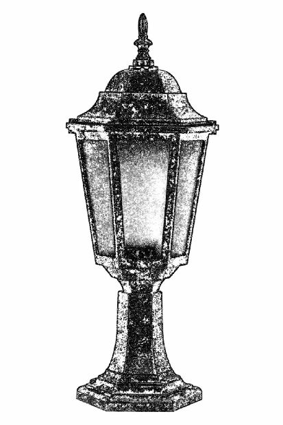 Vonkajšie nástenné svietidlo Bracken (hnedá)