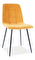 Jedálenská stolička Marlana (žltá + čierna)