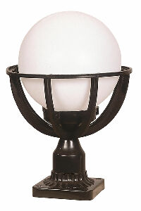 Vonkajšie nástenné svietidlo Bernice (čierna + biela)