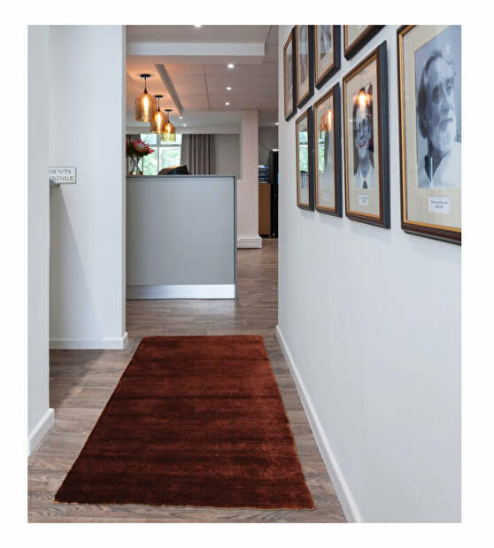 Kusový koberec 140x200 cm Lema (bordovohnedá)
