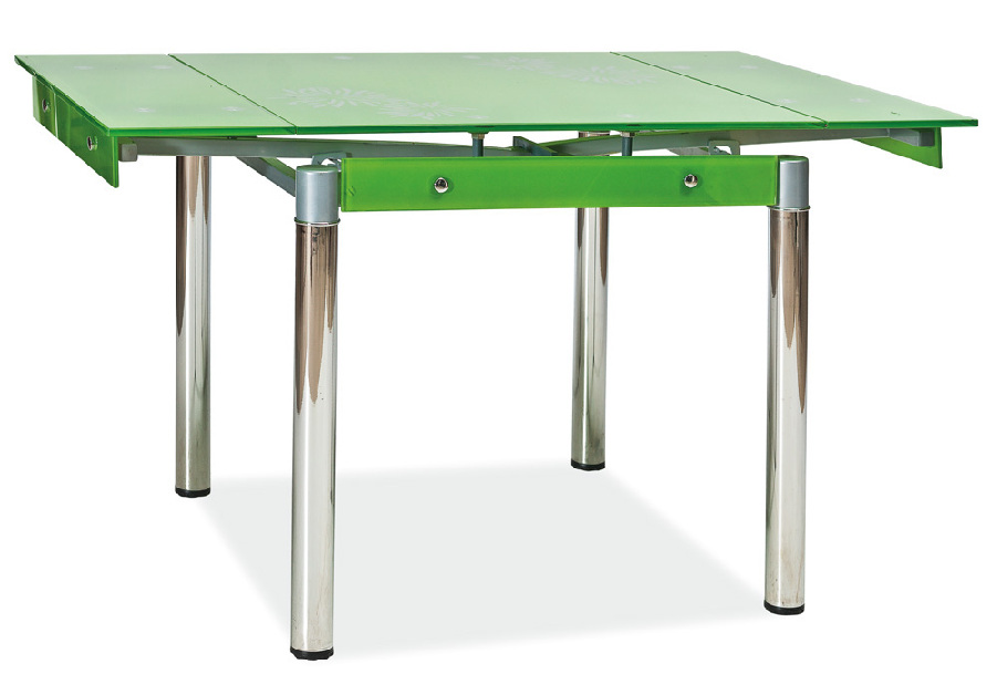 Jedálenský stôl GD-082 (zelený) (pre 4 osoby)