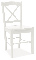Jedálenská stolička Dabih (biela)