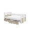 Detská posteľ 200x90 cm s matracom Buppi (sonoma)
